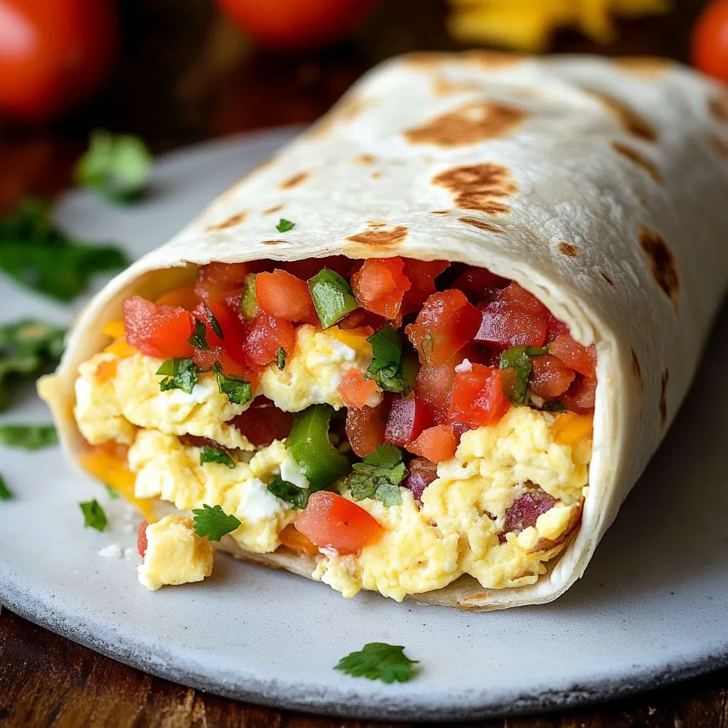 Breakfast Wrap Vegetarian