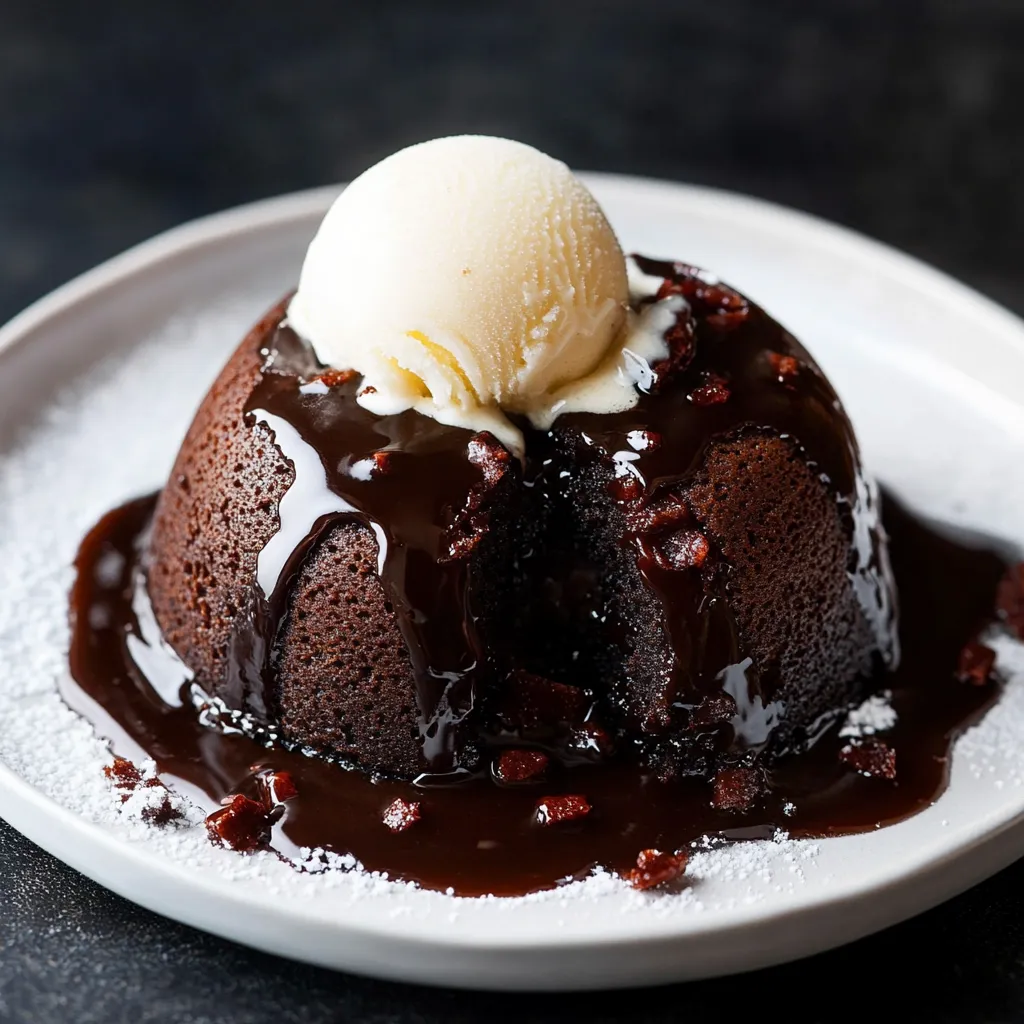 Molten Chocolate Valentine Cakes