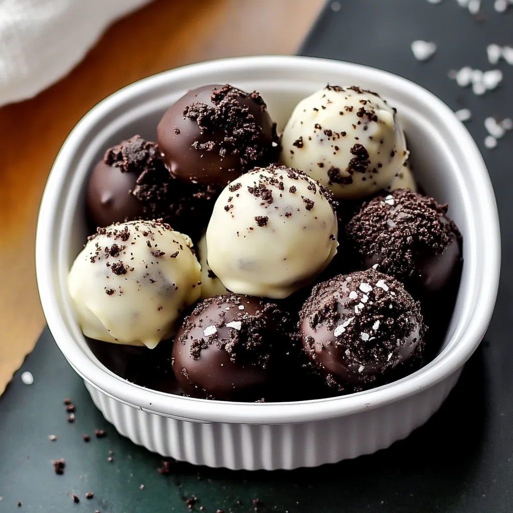 Making Chocolate Oreo Balls