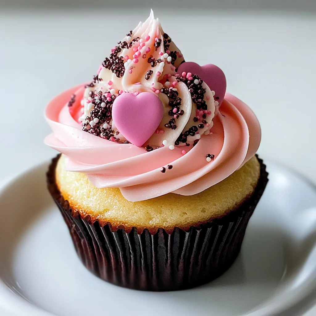 Cute Chocolate Strawberry Cupcakes