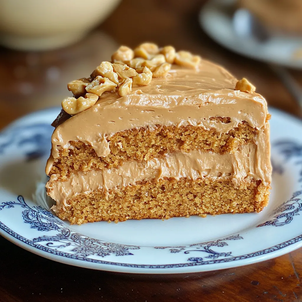 Easy Old-Fashioned Peanut Butter Cake