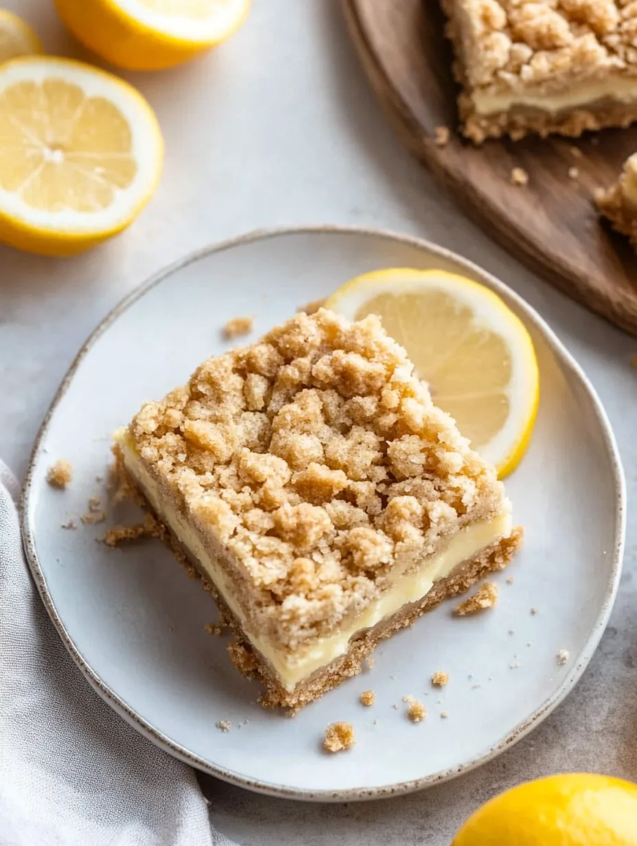 Bright Lemon Crumb Bars